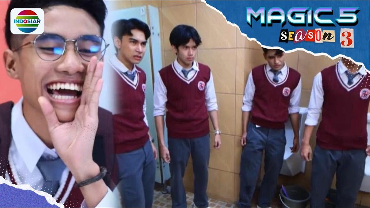 Kena Karmanya! The Handsome 4 Jadi Bersih-Bersih Toilet Sekolah | Magic 5 - Episode 608