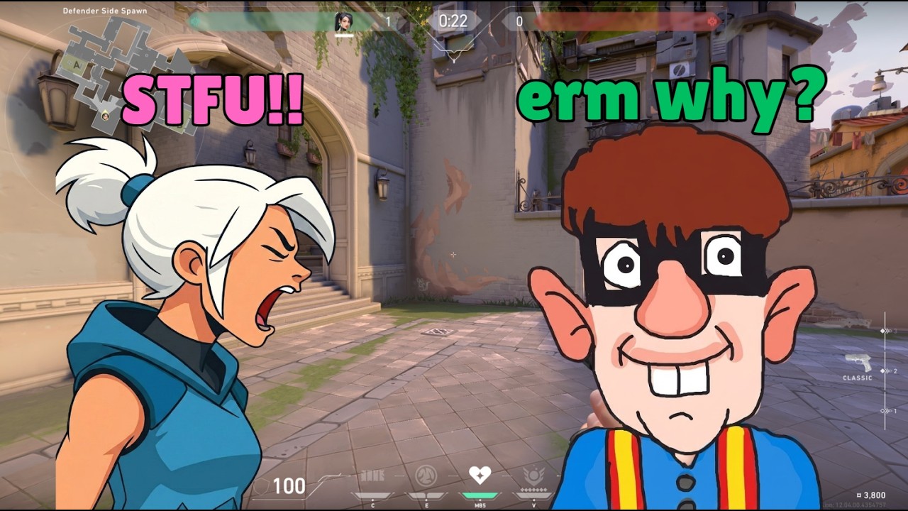 Ragebaiting Valorant Players as a Nerd