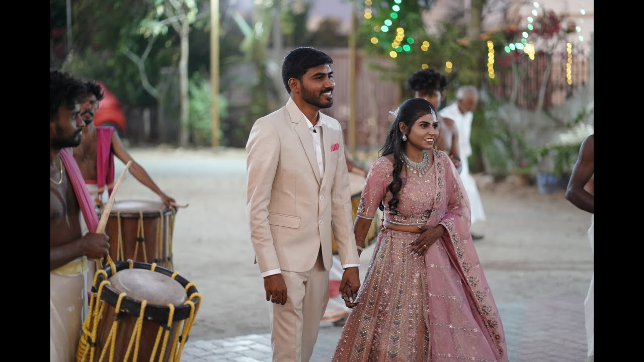 Naveen & Sangeetha Reception Highlights | Best Tamil Wedding Reception Video | WowWeddingz