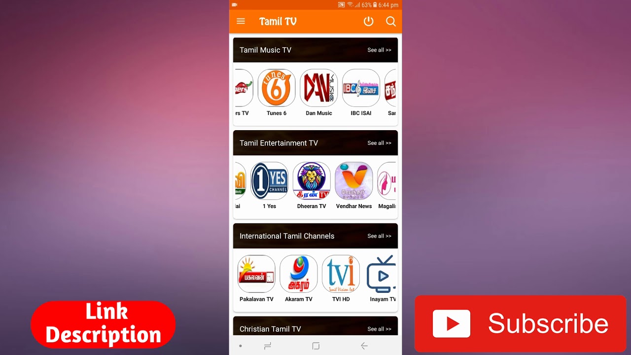 Tamilnadu cable local tv app tamil