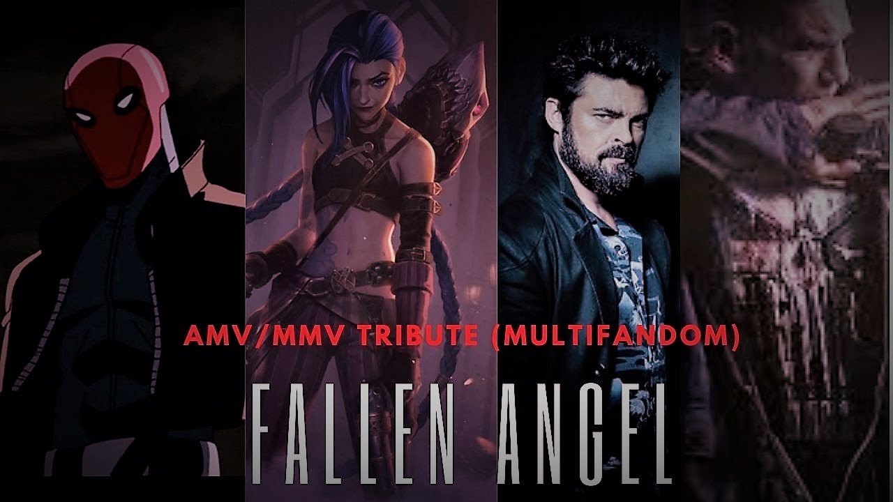 Fallen Angel (Three Days Grace) AMV/MMV - Multifandom Tribute (DC, The Boys, Arcane, Marvel)