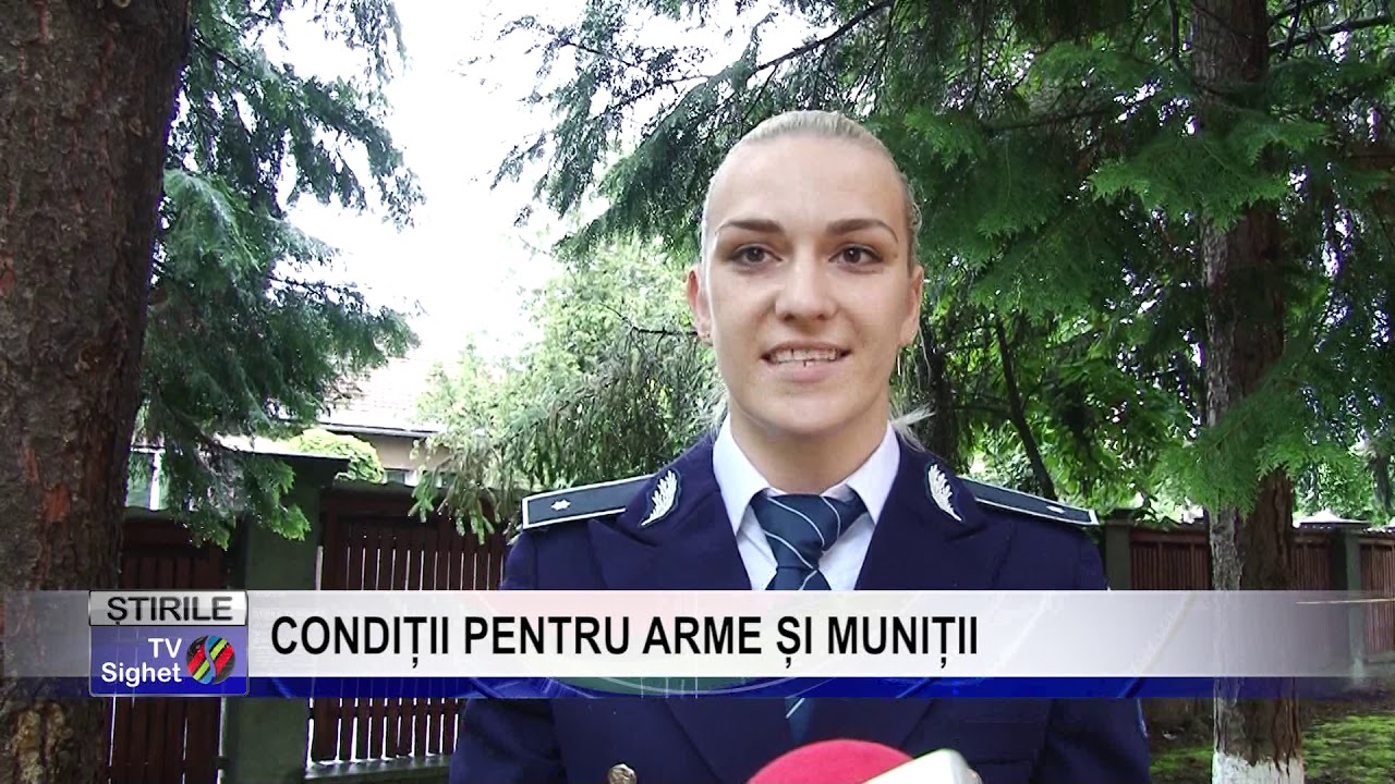 Stire 9 CONDIȚII PENTRU ARME ȘI MUNIȚII