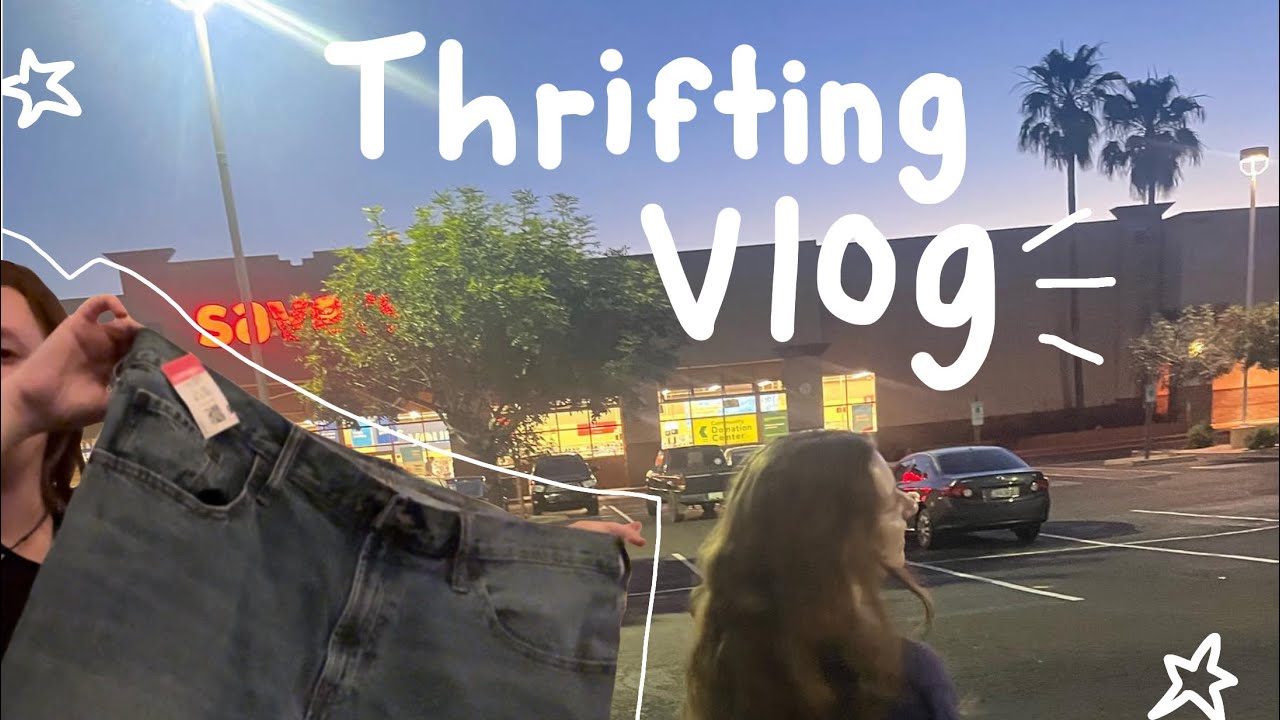 I Went Thrifting!!! Aka thrifting vlog  ~ (ranting, haul, skincare, etc.)