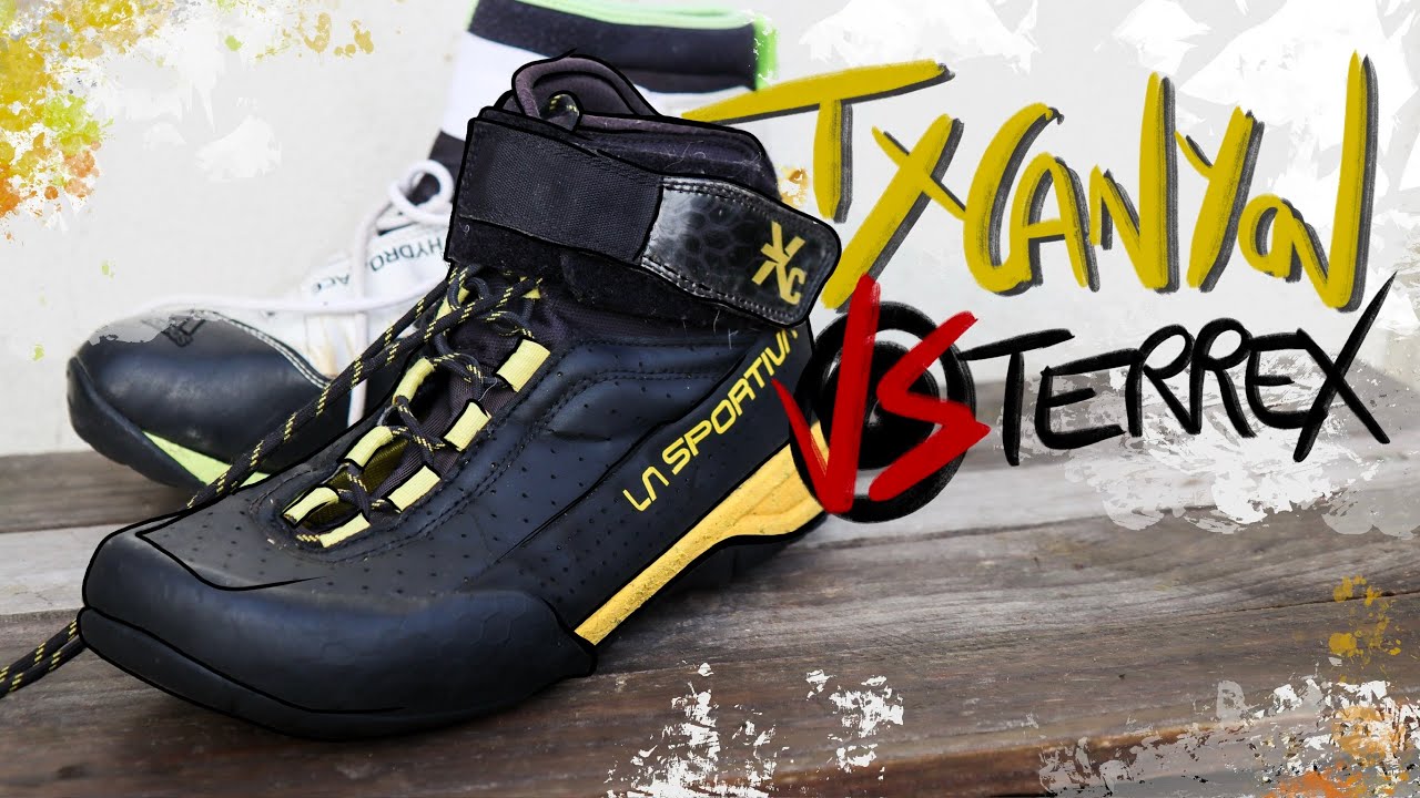 BOTAS de PESCA a SPINNING || LA SPORTIVA TX CANYON vs ADIDAS TERREX HYDROLACE