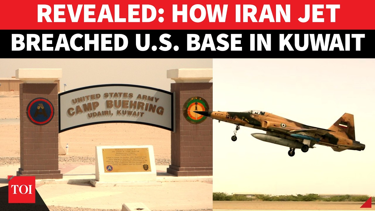 REVEALED: How Iran Air Force Bombed America's Camp Buehring With U.S. Fighter | WATCH