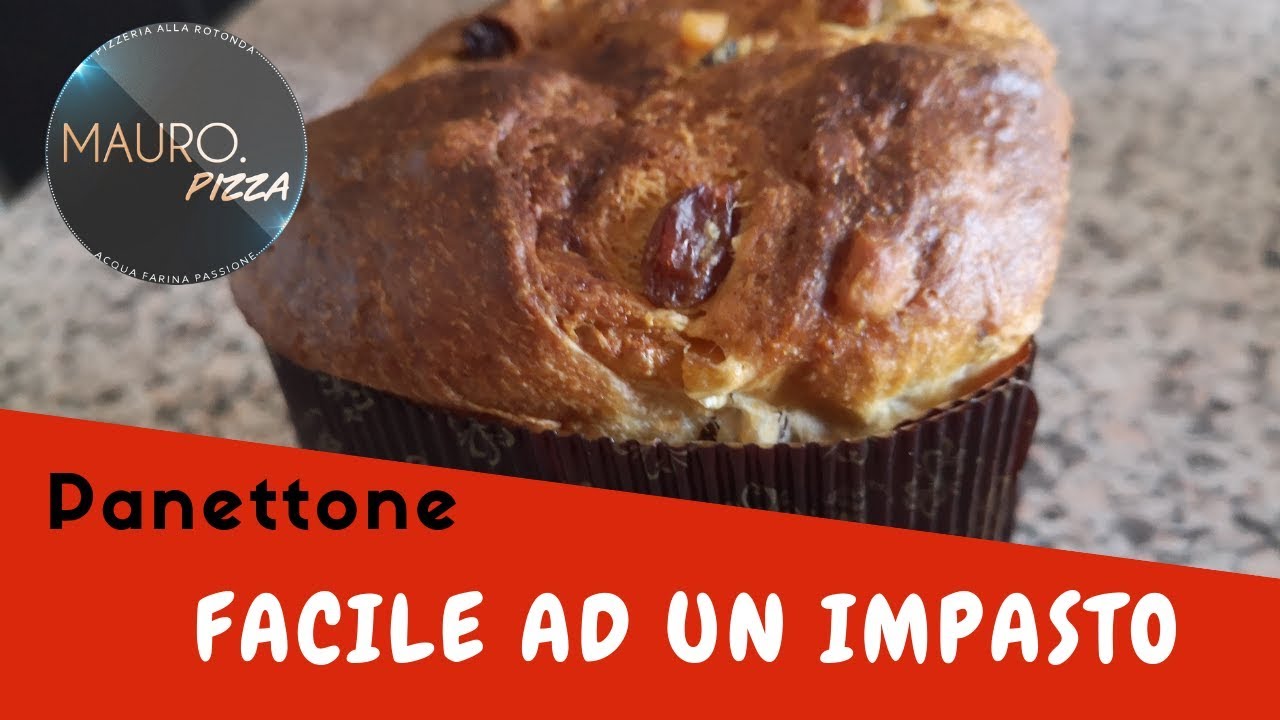 Panettone facile ad un solo impasto di mauro pizza