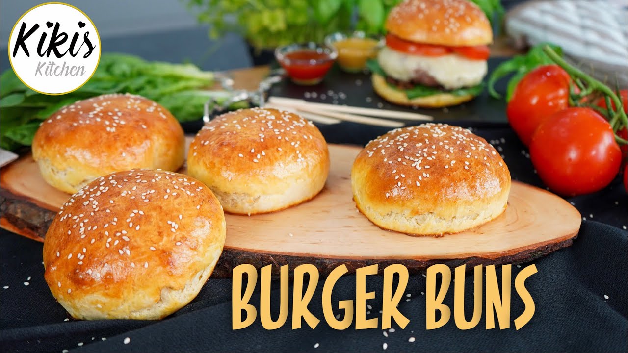Rezept: Hamburgerbrötchen / Brioche Burger Buns / Burger Basics