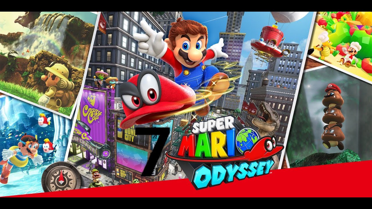 Sconfiggo il millepiedi robot gigante-Super Mario Odyssey-(Episodio 7)