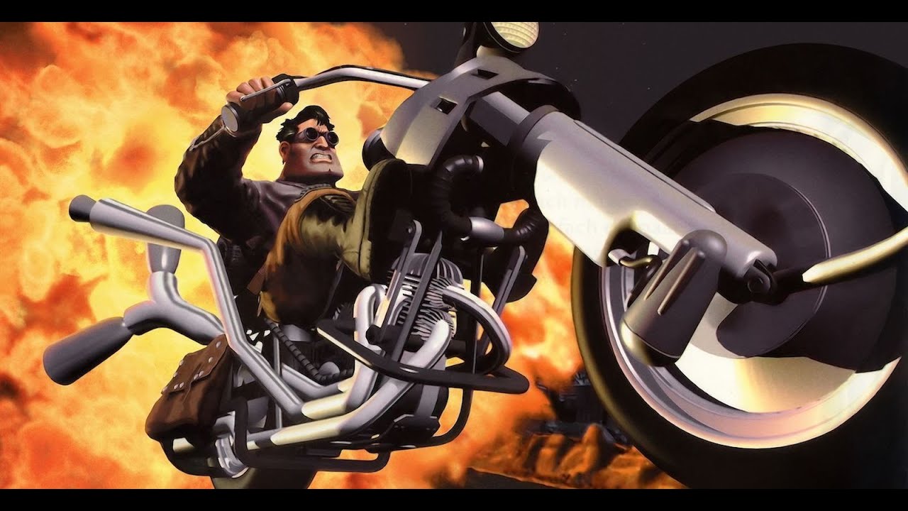 Full Throttle Remastered \ PS4 Pro 1995 Lucas Arts Quest Game LA FT Gameplay