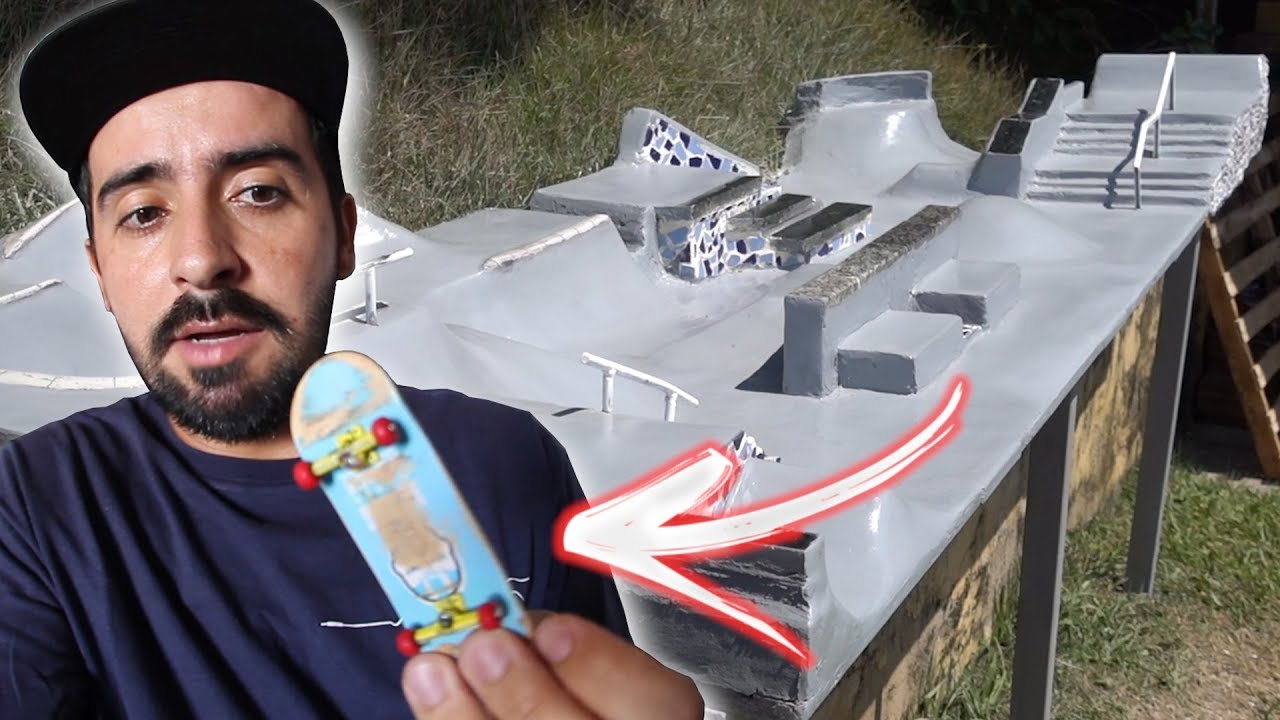 FIZEMOS UMA PISTA DE FINGERBOARD! LB SKATE