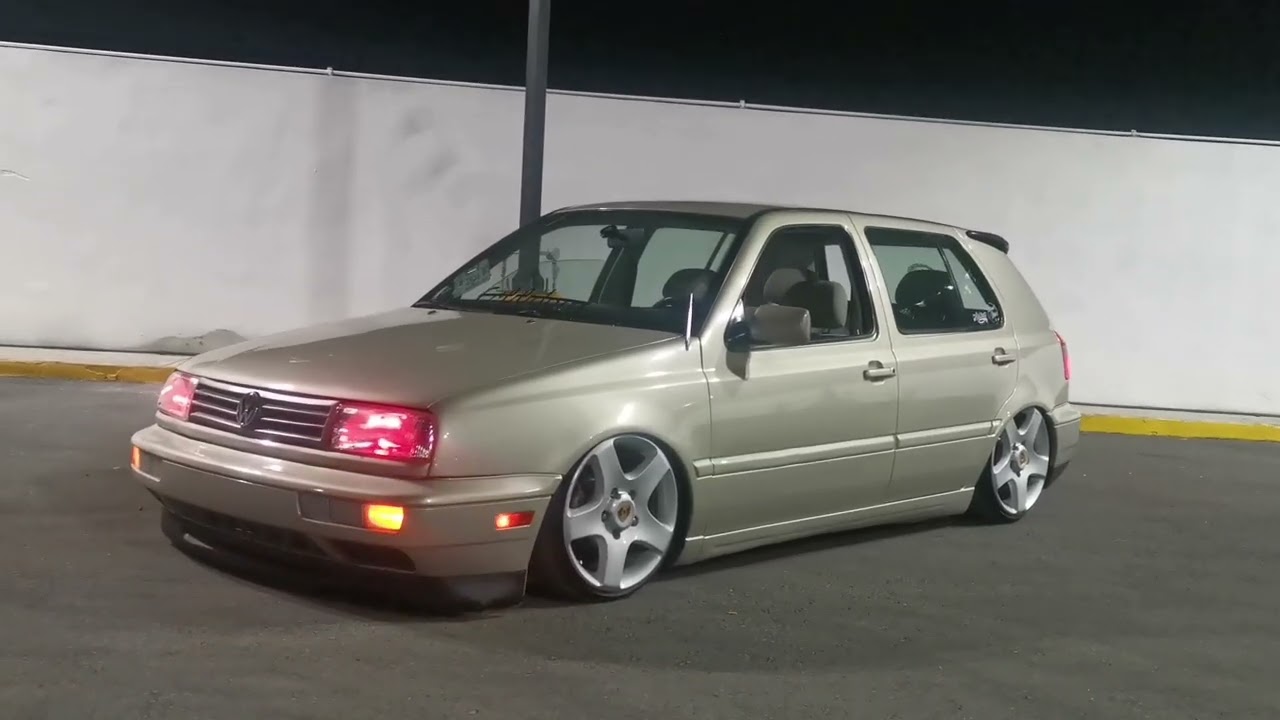 Mk3 Bagged #EuroStance #volkswagen #Golfsand 🧸