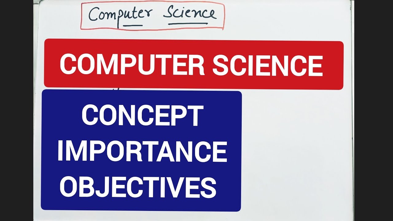 Computer Science Concept Importance and Objectives |B.Ed Notes|Shyna Goyal