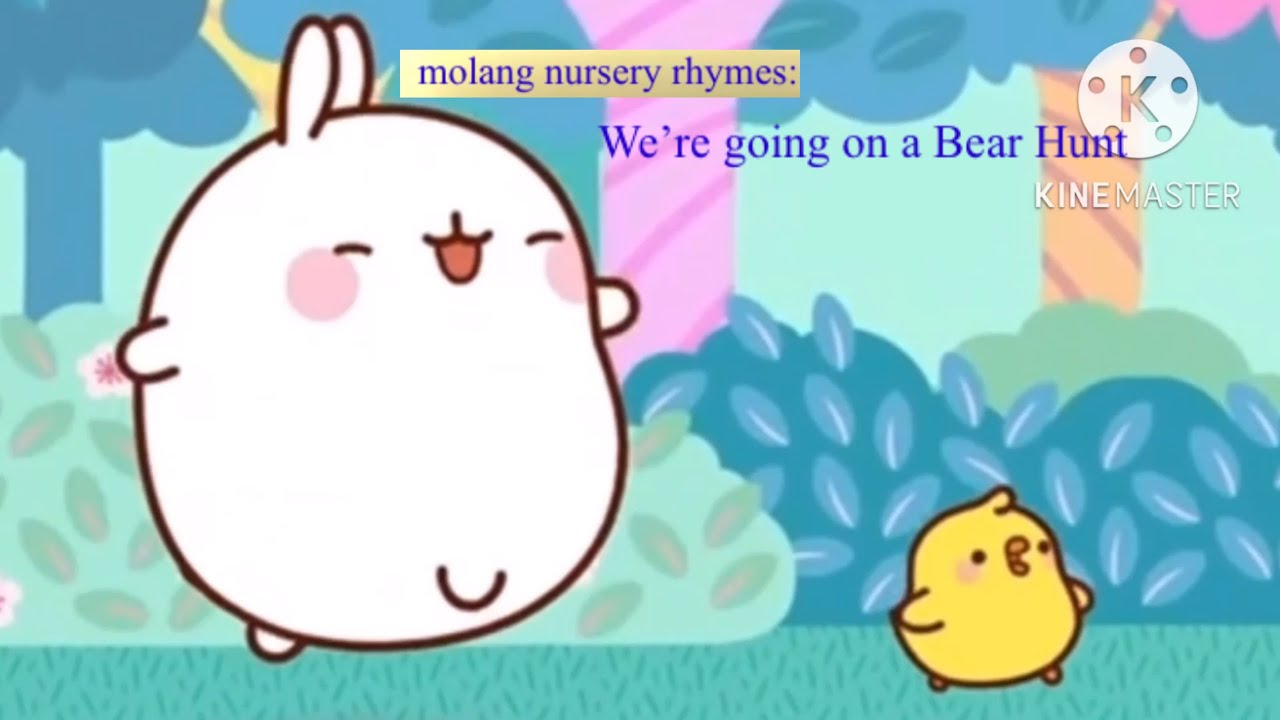 molang nursery rhymes: We’re going on a Bear Hunt￼