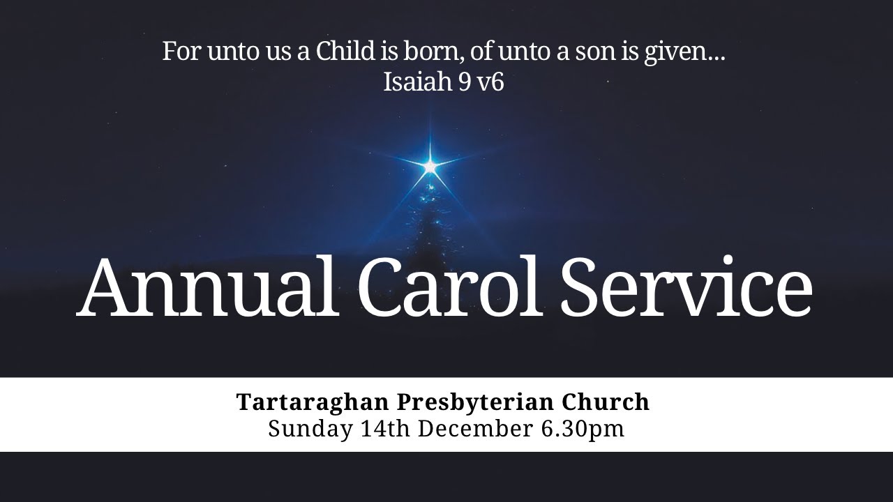 Tartaraghan Presbyterian  - Sunday 14th December 2025