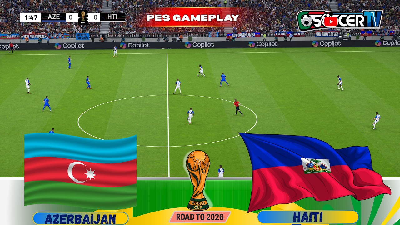 Азербайджан против Гаити | Международная встреча | PES 21 (PC) Симуляция игрового процесса