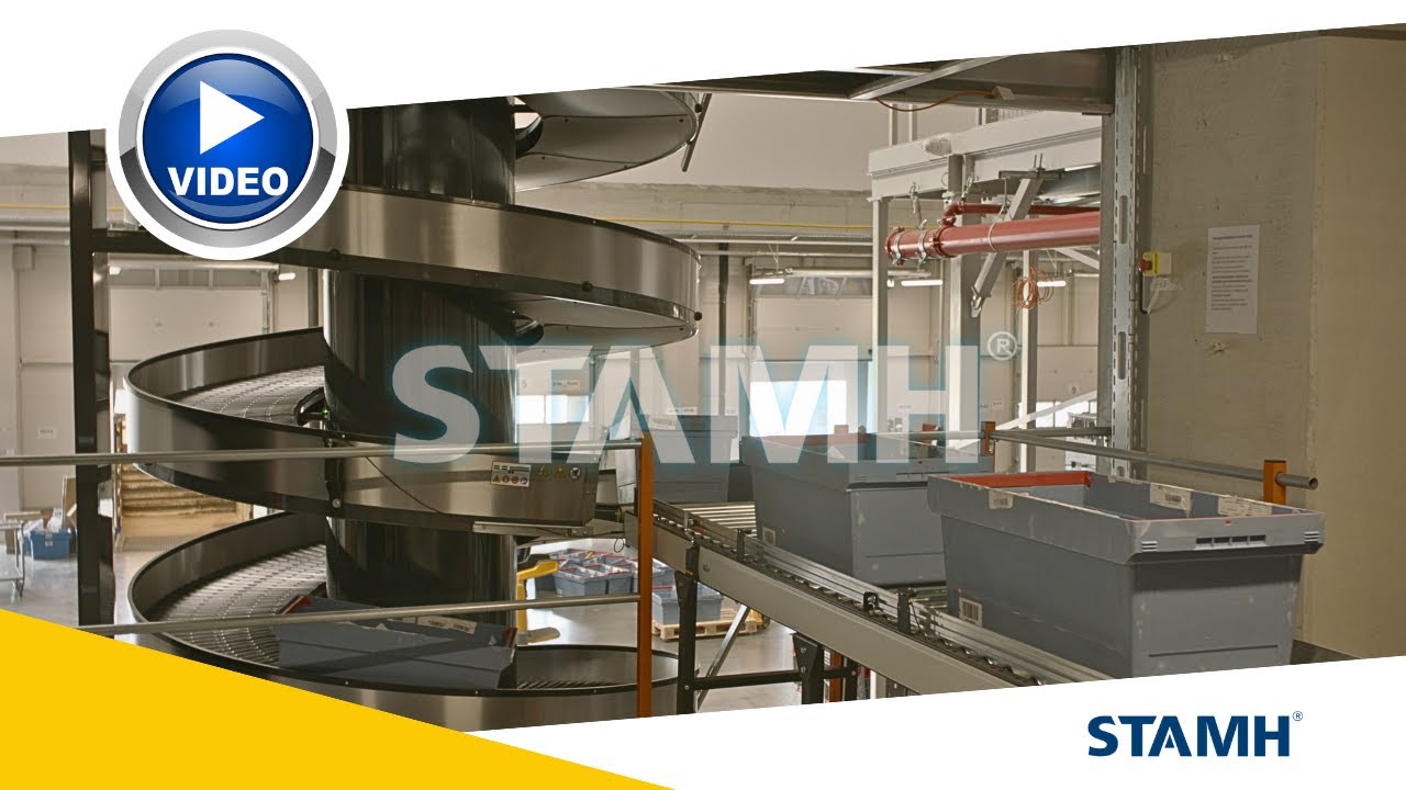 STAMH | Innovative Storage System | VNA Racking | Gangway | Motorized Automated Spiral Conveyors