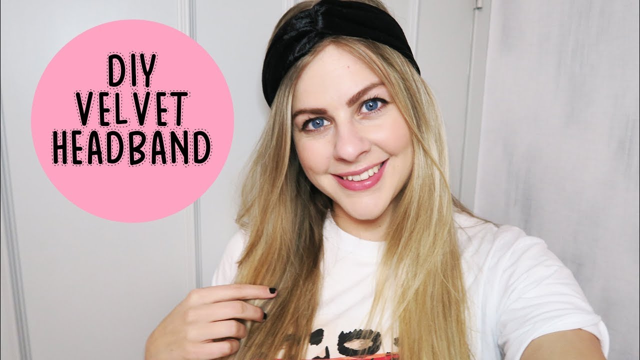 DIY | Velvet headband - Mode met Michelle