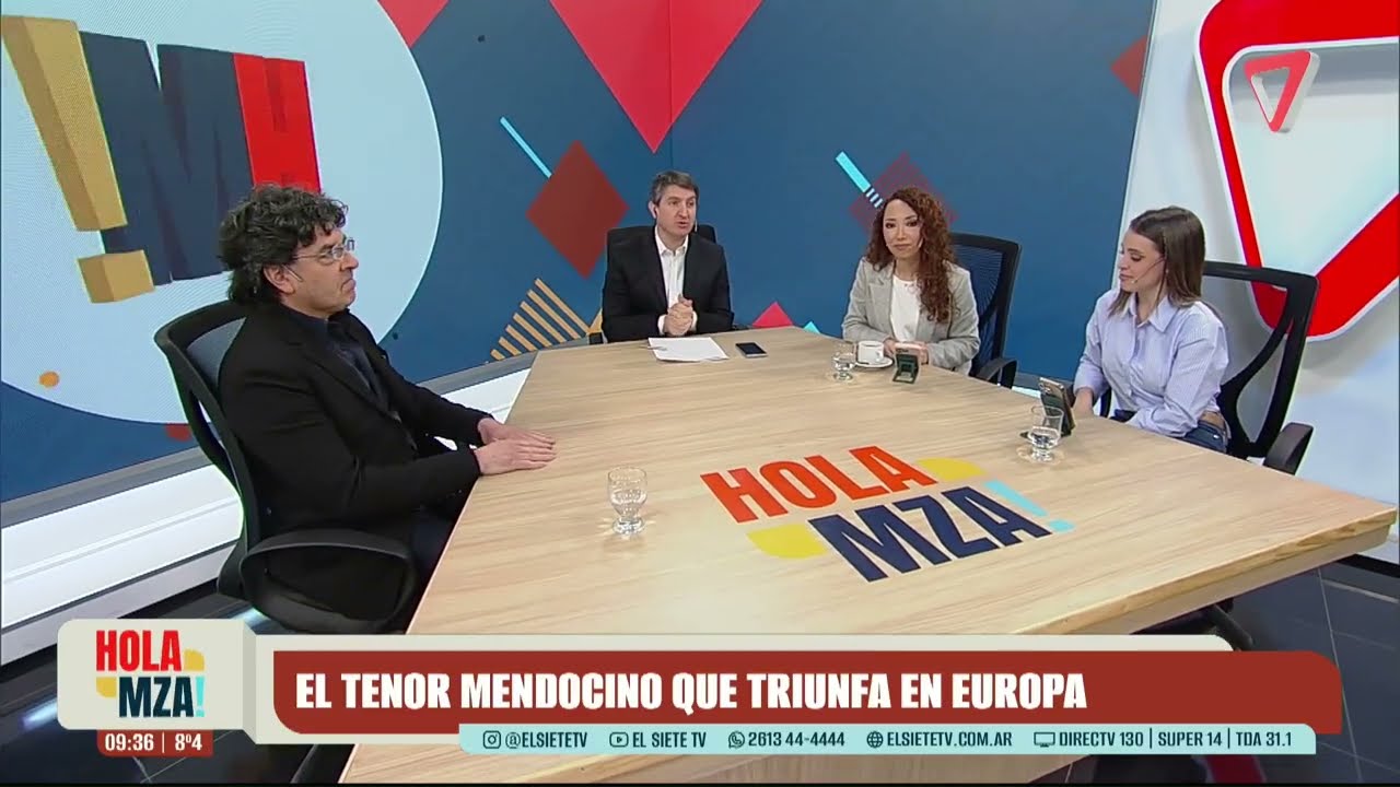 EL TENOR MENDOCINO que TRIUNFA en EUROPA nos visita RICARDO MIRABELLI