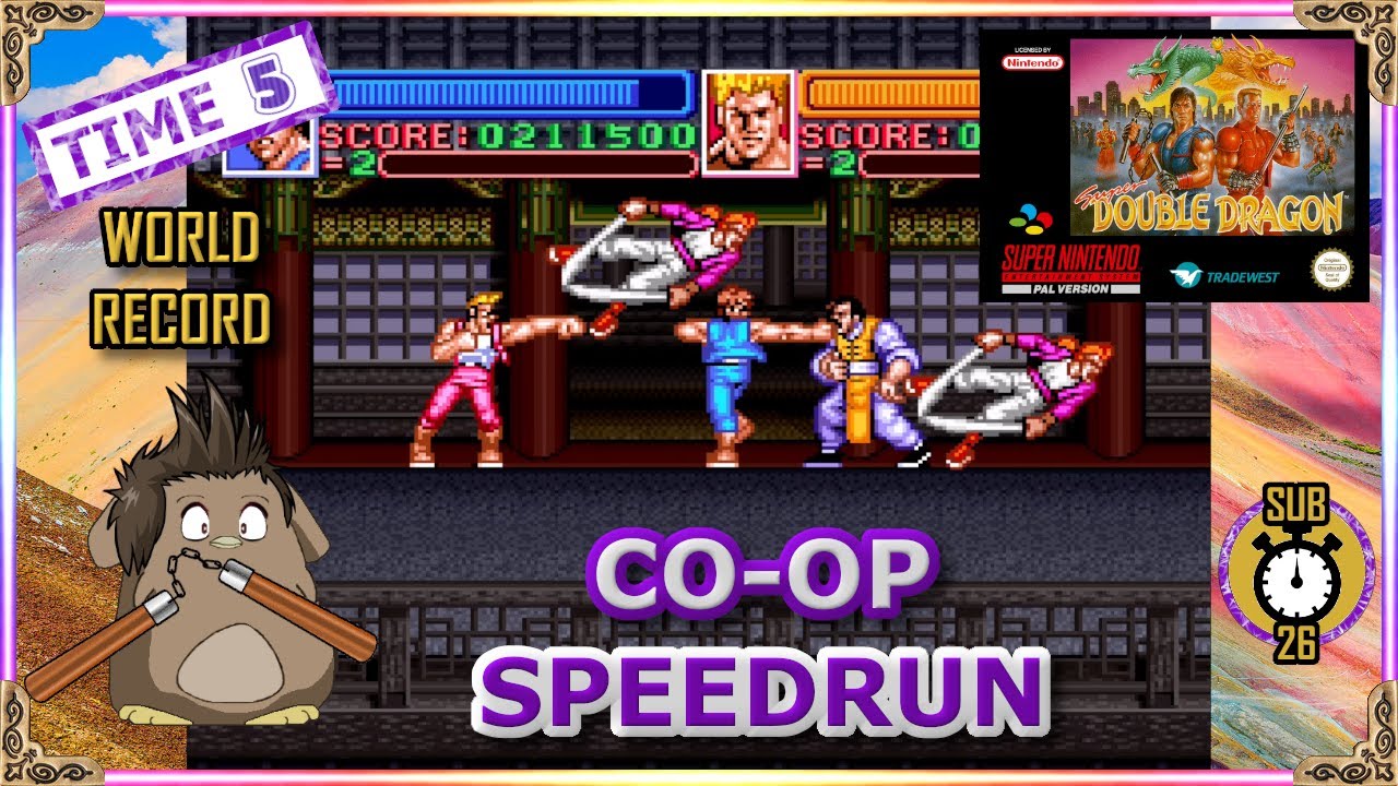 Speedrun #5 (Hard) - Super Double Dragon (New World Record)