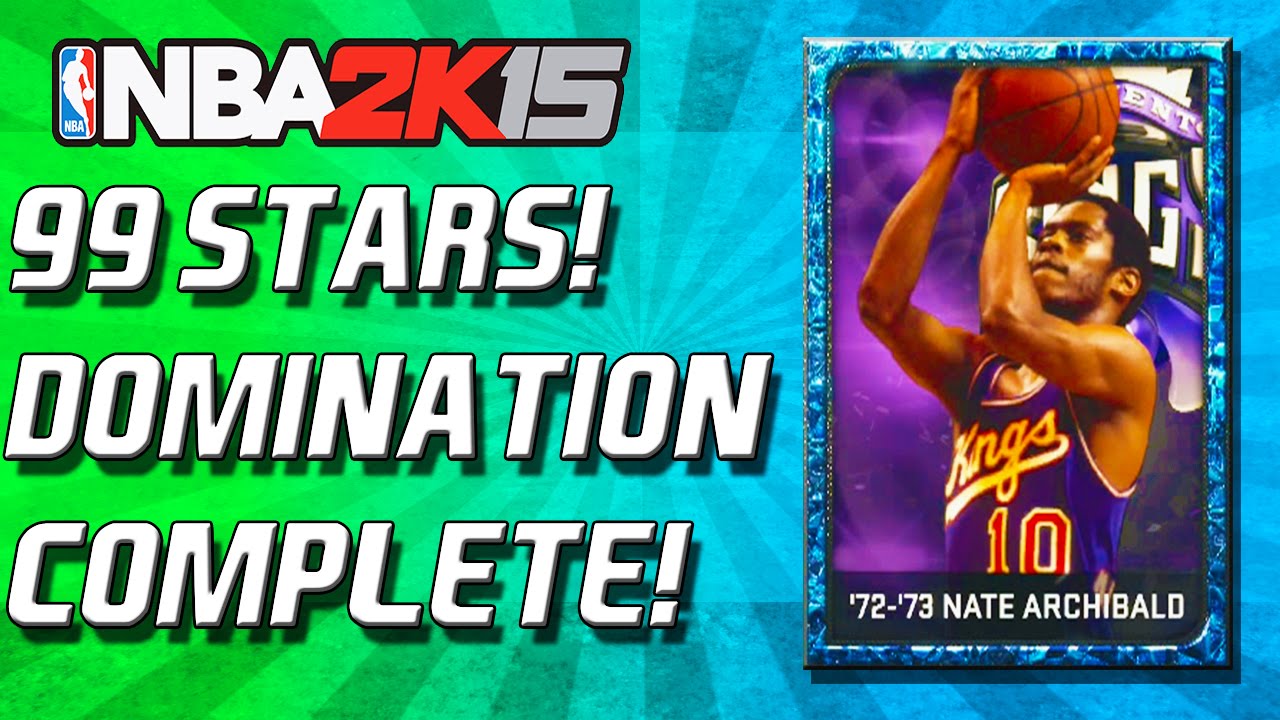 NBA 2K15 MyTeam - 99 STARS! FIRST SAPPHIRE PLAYER! DOMINATION COMPLETE!