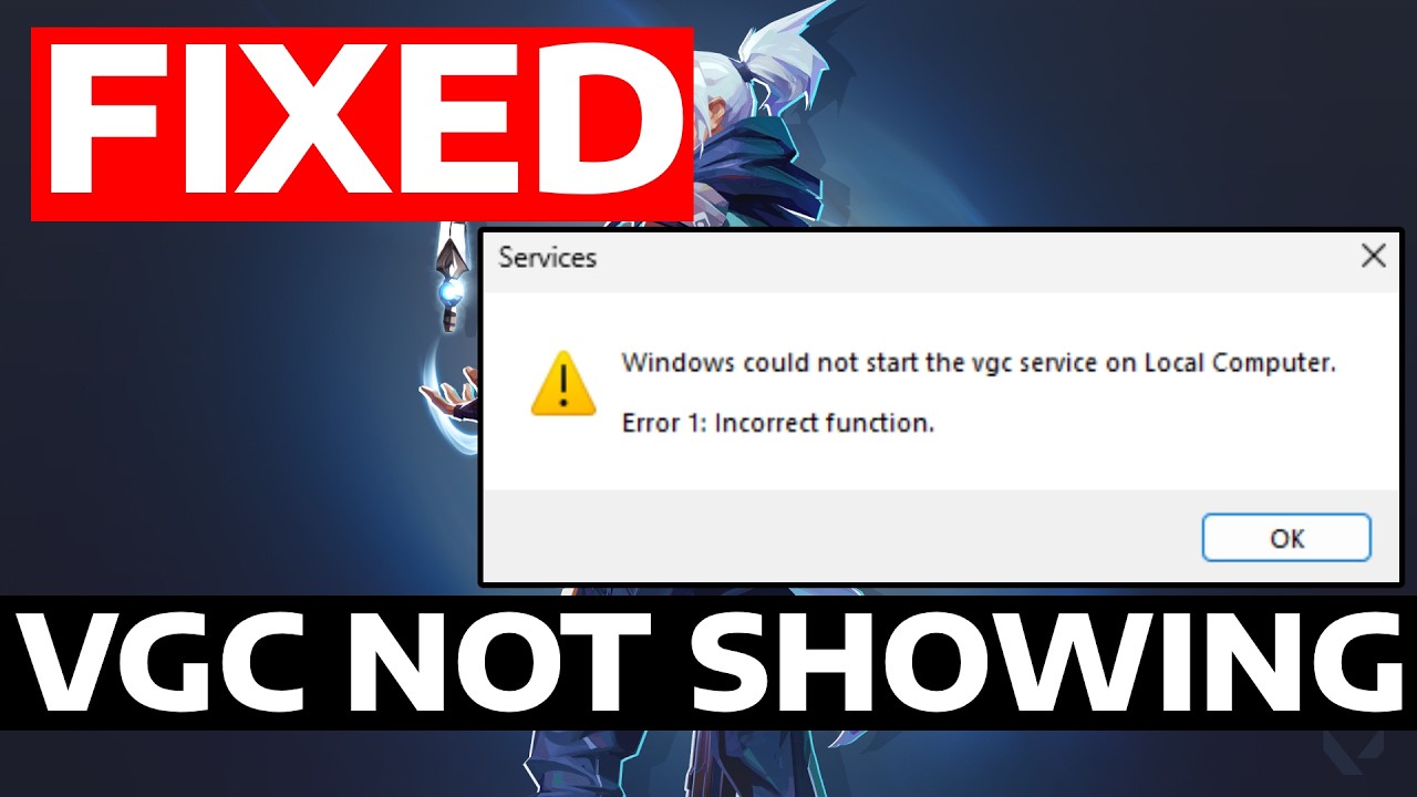 How To Fix Valorant VGC Not Showing In Services (Valorant VGC Missing)