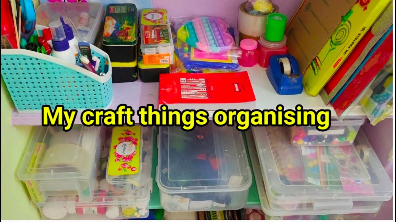 My craft things organising/நா எப்படி என்னுடைய கிராஃப்ட் பொருட்களை அடுக்கி வைக்கிறேன்/craft tamil