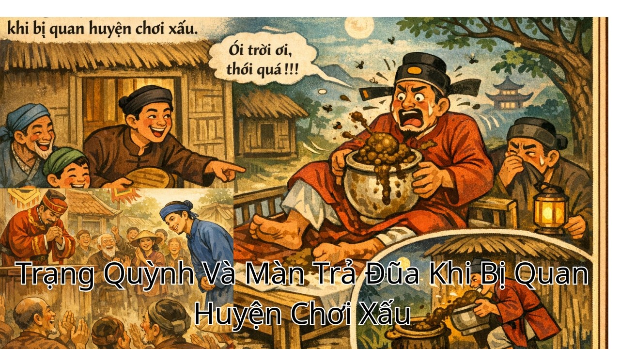 Trạng Quỳnh Và Màn Trả Đũa Khi Bị Quan Huyện Chơi Xấu