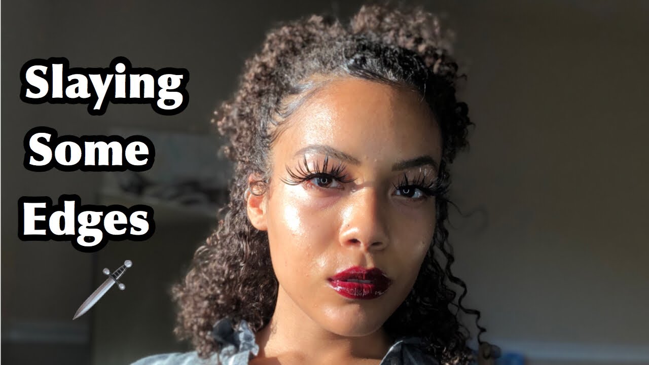 How I Do My Edges | Baby Hair Tutorial | Styling Your Edges
