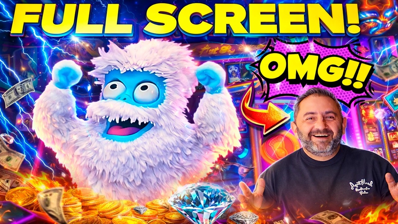 OMG FULL SCREEN ON YETI LOVES MIKEY MASSIVE JACKPOT AGAIN!!! 😂❤️