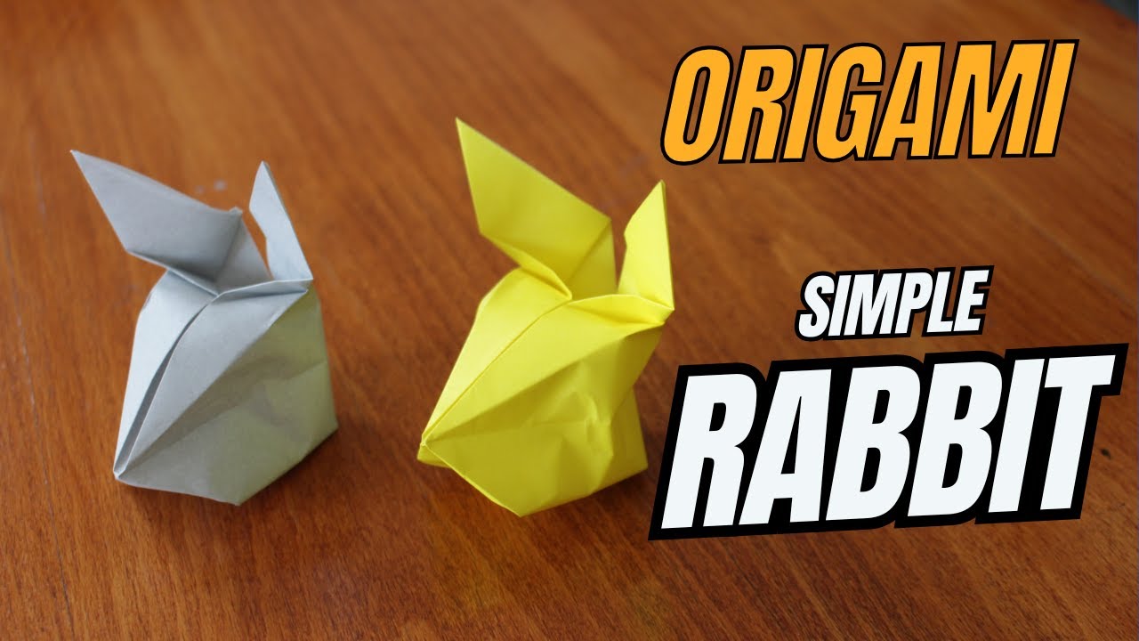 Origami - 𝐇𝐨𝐰 𝐭𝐨 𝐦𝐚𝐤𝐞 𝐚𝐧 𝐞𝐚𝐬𝐲 RABBIT #origami #model #rabbit #diy