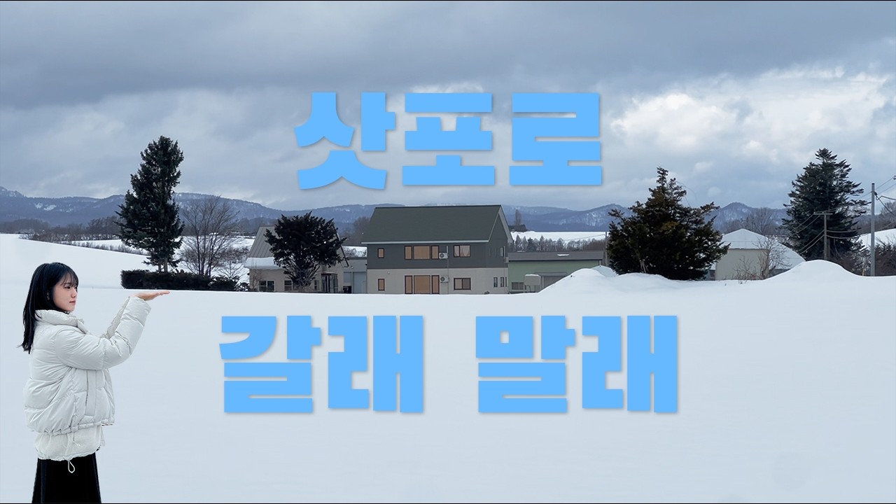 12월 삿포로 비에이 투어 복불복 성공했을까
