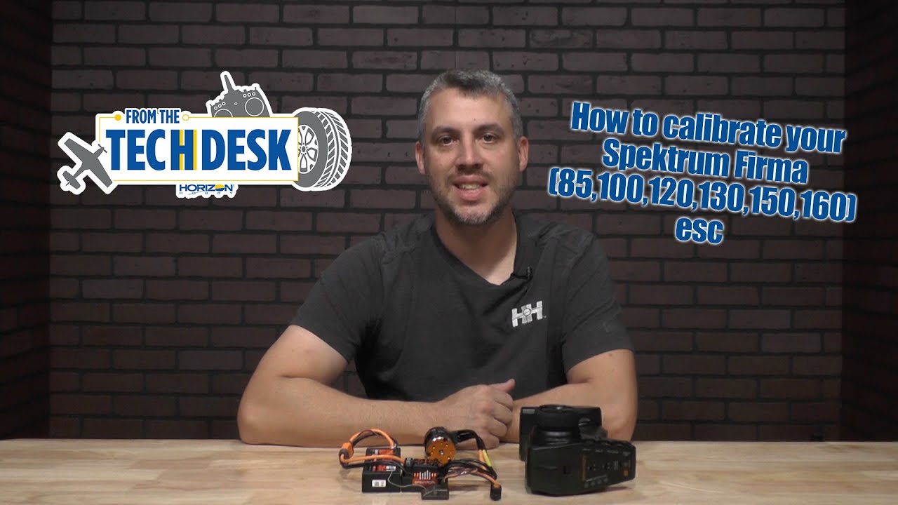 From the Tech Desk: How to Calibrate your Spektrum Firma (85,100,120,130,150,160) esc