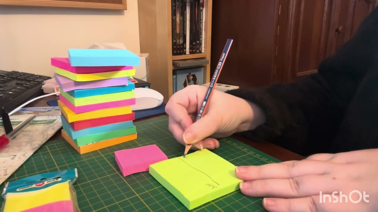 deuxième vidéo sur l'écriture : les post-it