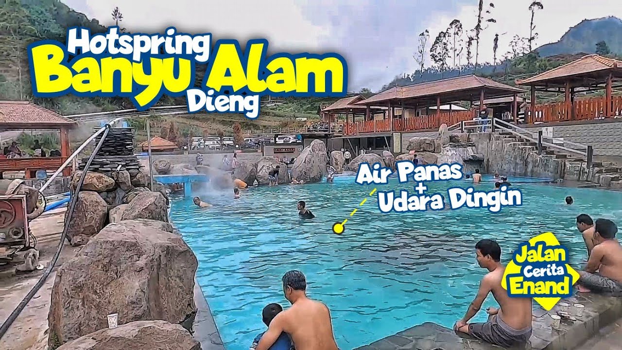 🔴 Hotspring Banyu Alam Dieng‼️Berendam Melepas Stress❗