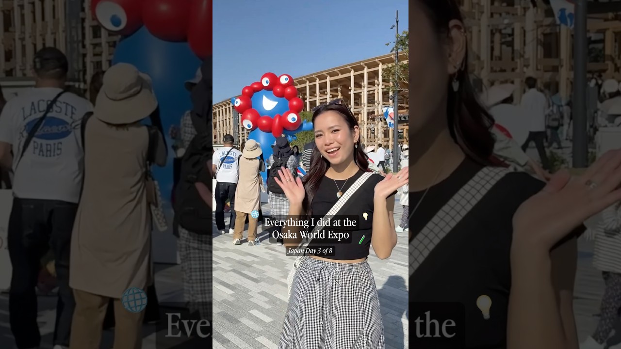 Everything I did at the World Expo in Osaka, Japan! 🌐💡🔬 Tips & Best Pavilions