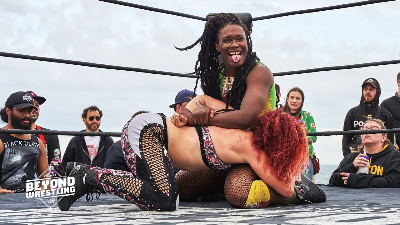 [Free Match] Masha Slamovich v. Trish Adora | Beyond Wrestling #BishAtTheBeach