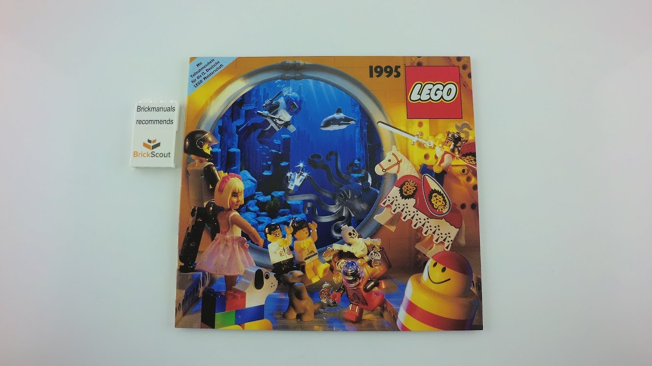 1995 Large LEGO&reg; Catalogue Review discover Toy History in 4K