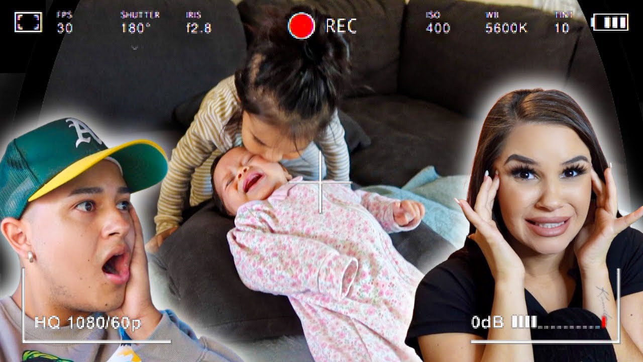 BABYSITTING NEWBORN SISTER ALONE! *HIDDEN CAMERA*