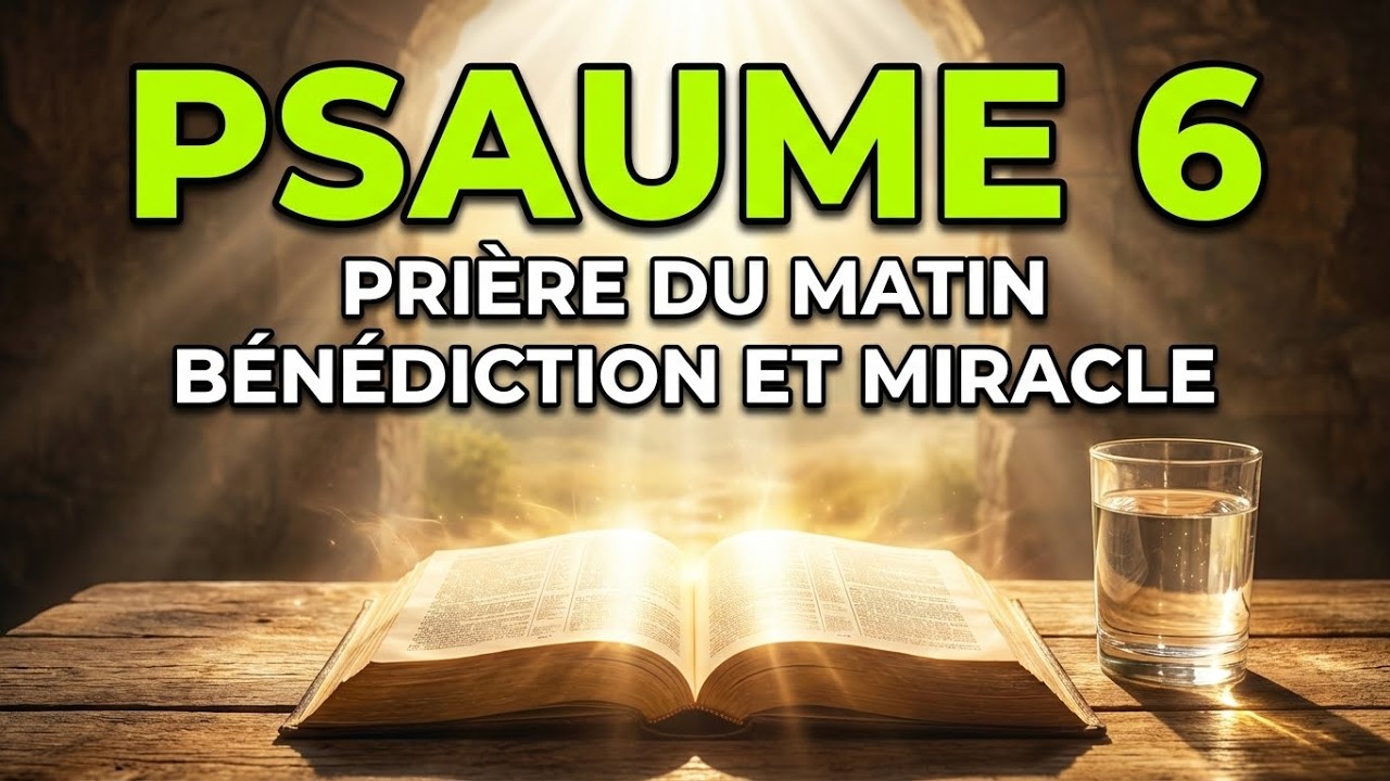 PRIÈRE DU MATIN – Psaume 6 Pour Protection, Bénédictions et Miracle Divin