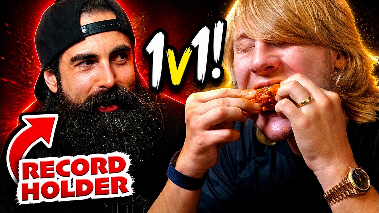 Can I Beat A Pro Eater? | Paddy The Baddy vs BeardMeetsFood 🍗