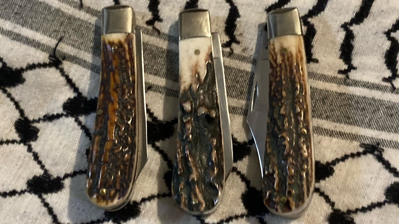 Joseph Rodgers Stag Jack Knives-Pocket Knives-Traditional