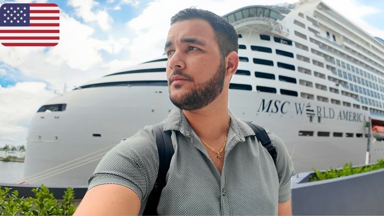 EMBARQUÉ EN EL CRUCERO MÁS GRANDE DE MSC, WORLD AMERICA