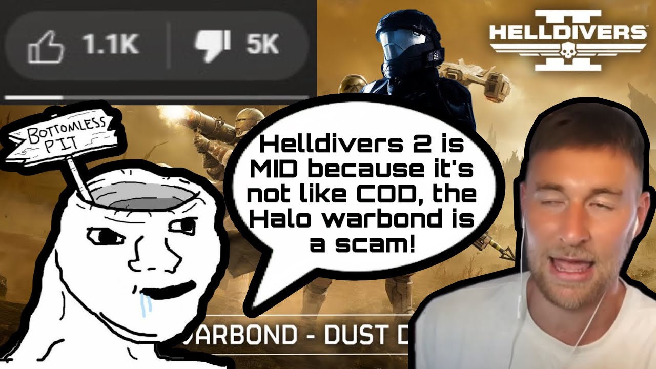 Игрок Call Of Duty не понимает Helldivers 2