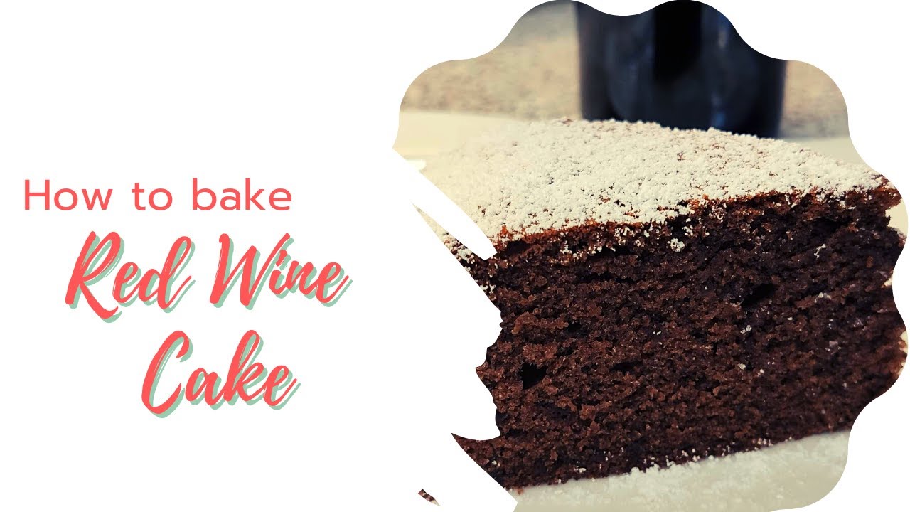 How to bake Red Wine Cake / Rotwein Kuchen | Vege Explorer