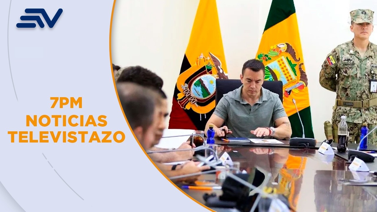 El presidente Daniel Noboa comanda desde El Oro la estrategia sobre el toque de queda | Televistazo