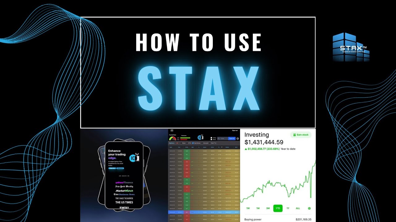 How to use STAX AI to trade Options & Stocks