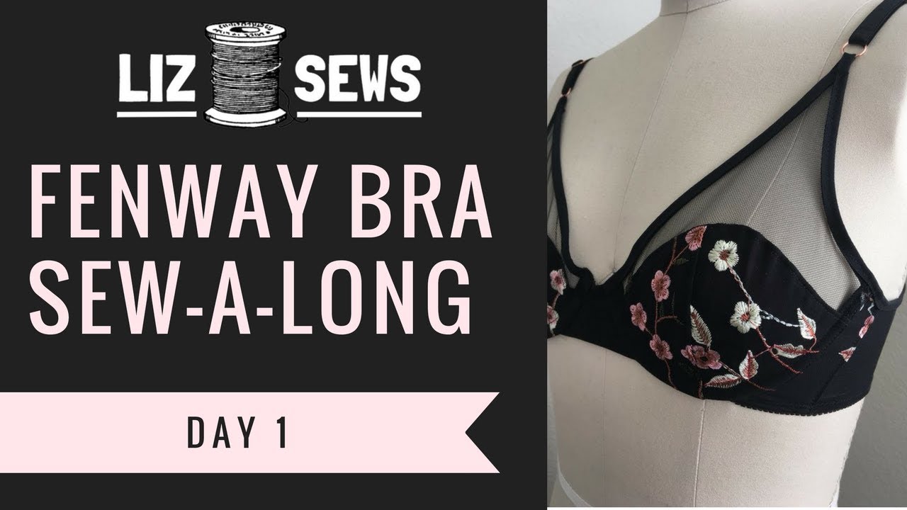 Orange Lingerie Fenway Bra  Sew-A-Long:  Day 1