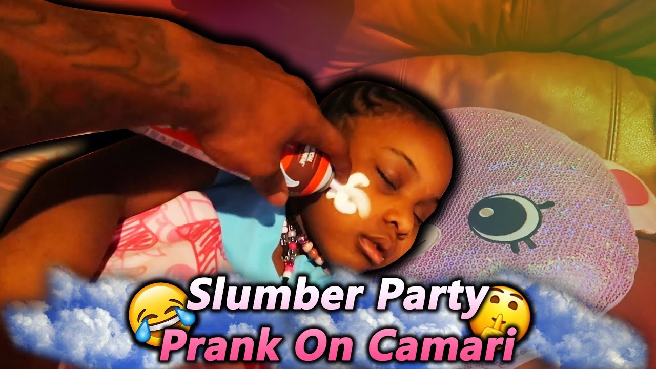 Slumber Party Prank On Camari!