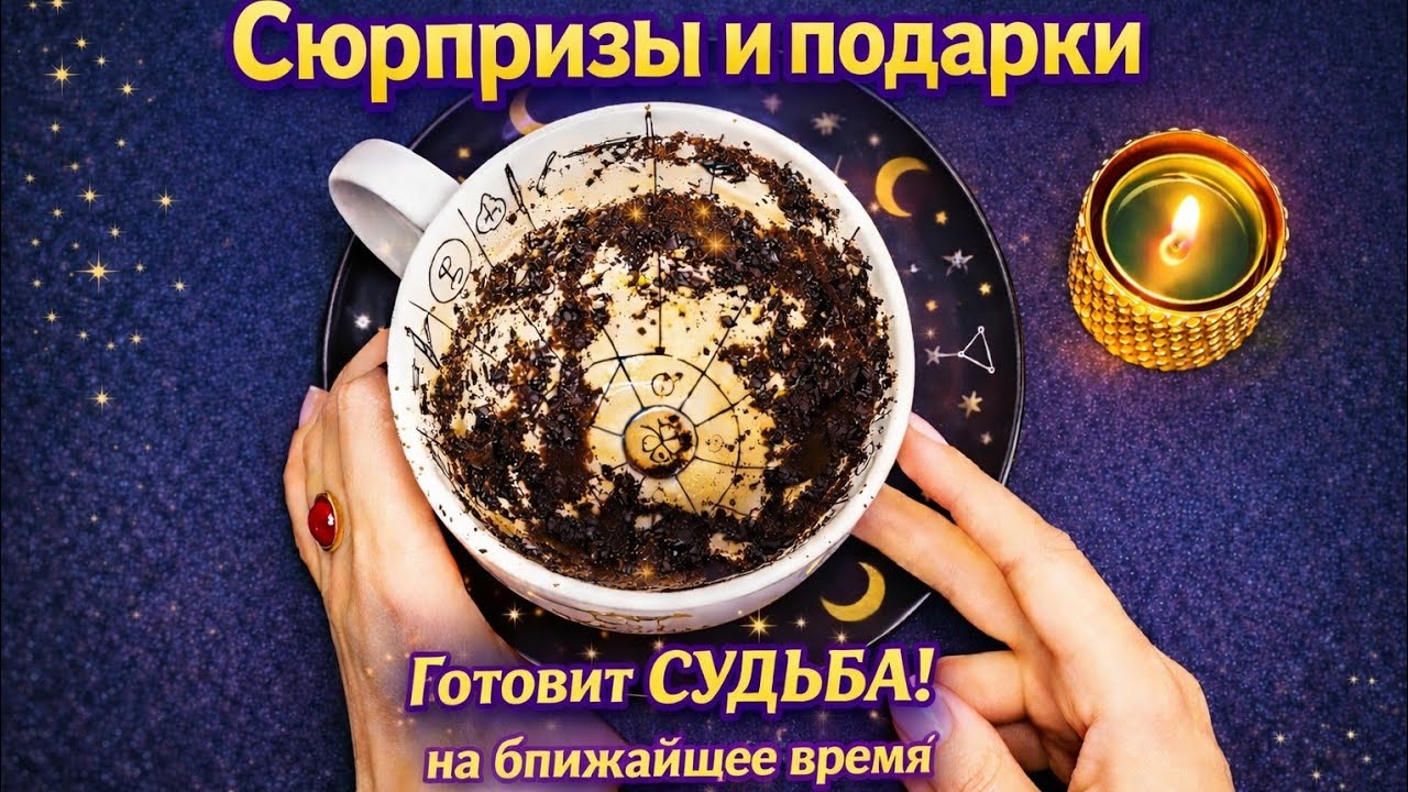 ❗️🔥..Какие подарки и сюрпризы готовит тебе судьба на грядущие дни..💸🎁 гадание на кофе 