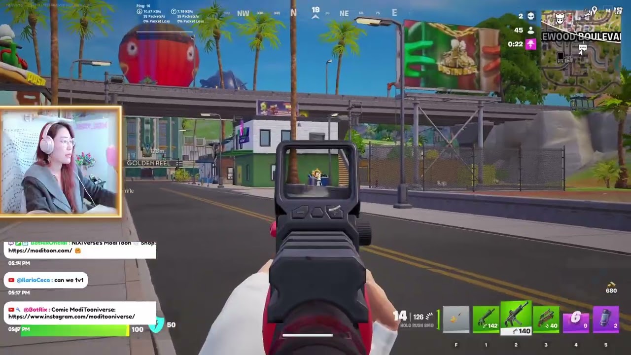 Warming up Solo play time~ #Fortnite #zerobuild #battleroyale |POPCORN Time = Fortnite time